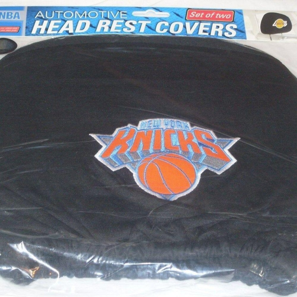 New York Knicks Head Rest Covers Set of 2